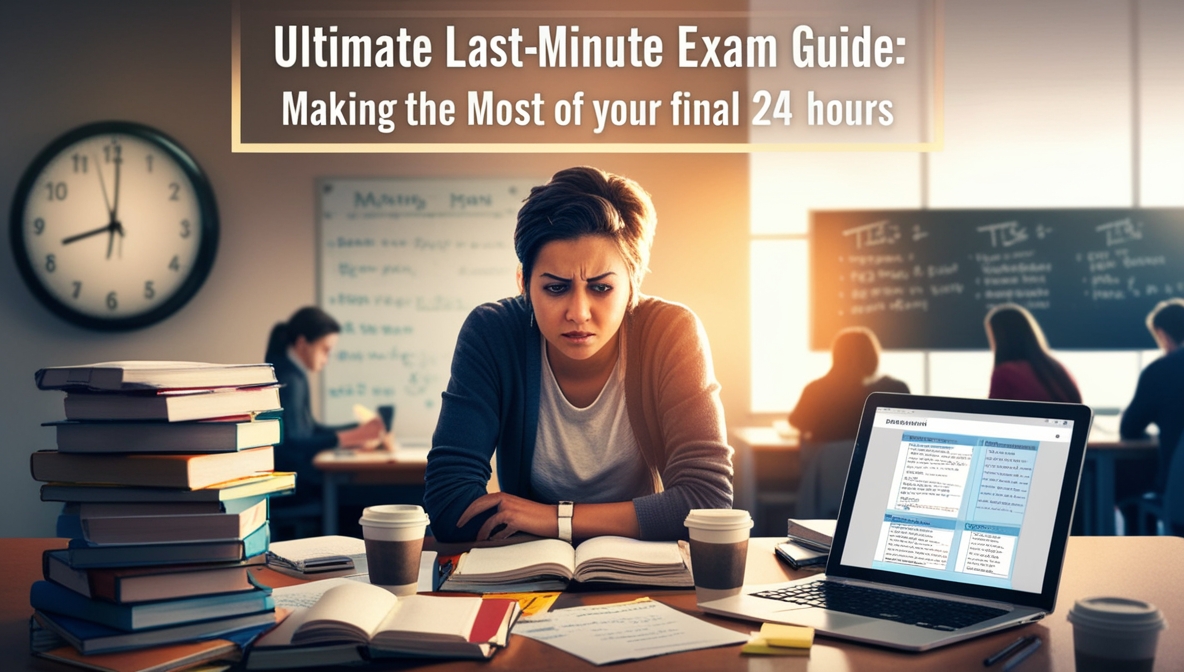 Read more about the article The Ultimate Last-Minute Exam Guide: Making the Most of Your Final 24 Hours